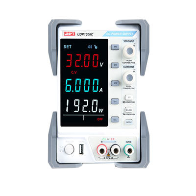Programmable Linear Power Supply, 0-32VDC / 6A, Digital Display, USB, RS-232 (UDP1306C)