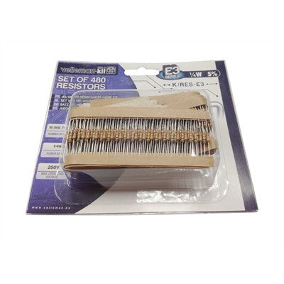 Resistor Kit - 480pcs (K/RES-E3)