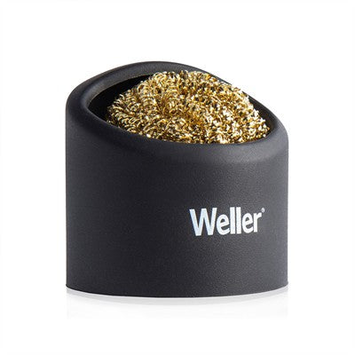 Weller Soldering Brass Sponge Tip Cleaner with Silicone Holder (WLACCBSH-02)